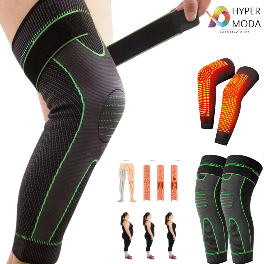 Alivio Total de Rodilla - Rodillera Autocalentable con Acupresión