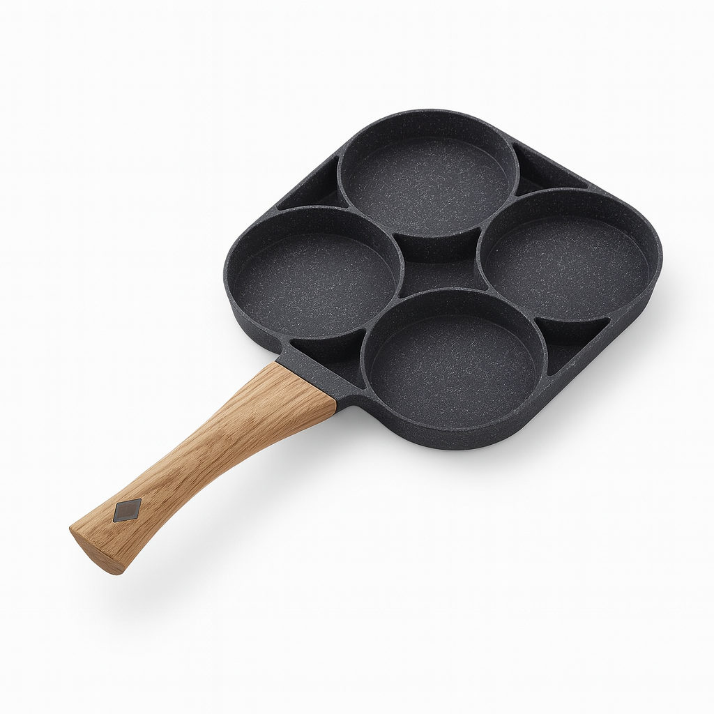 Cocina 4 Platillos a la Vez - CookSplit® Sartén Antiadherente 4 en 1