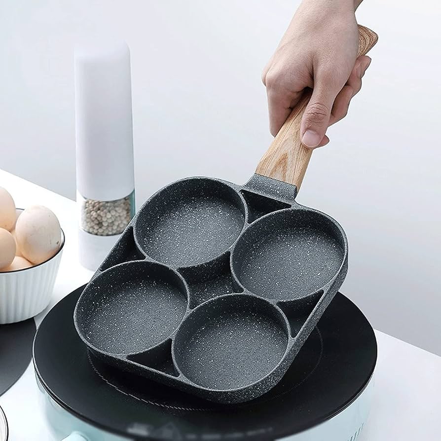 Cocina 4 Platillos a la Vez - CookSplit® Sartén Antiadherente 4 en 1